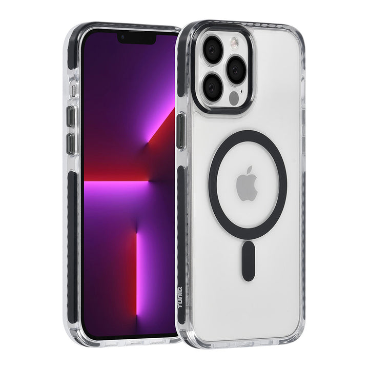 TUNIQ iPhone 13 Pro Max Backcover hoesje neck cord - magsafe - Zwart-Hoesjes-Ilumina Benelux