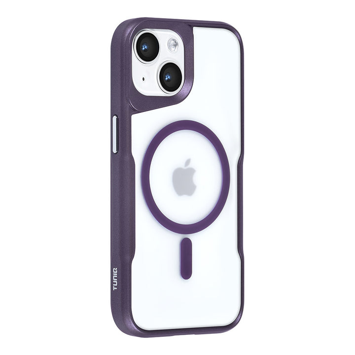 TUNIQ iPhone 14 Back Cover hoesje Magsafe silicone - Paars-Hoesjes-Ilumina Benelux