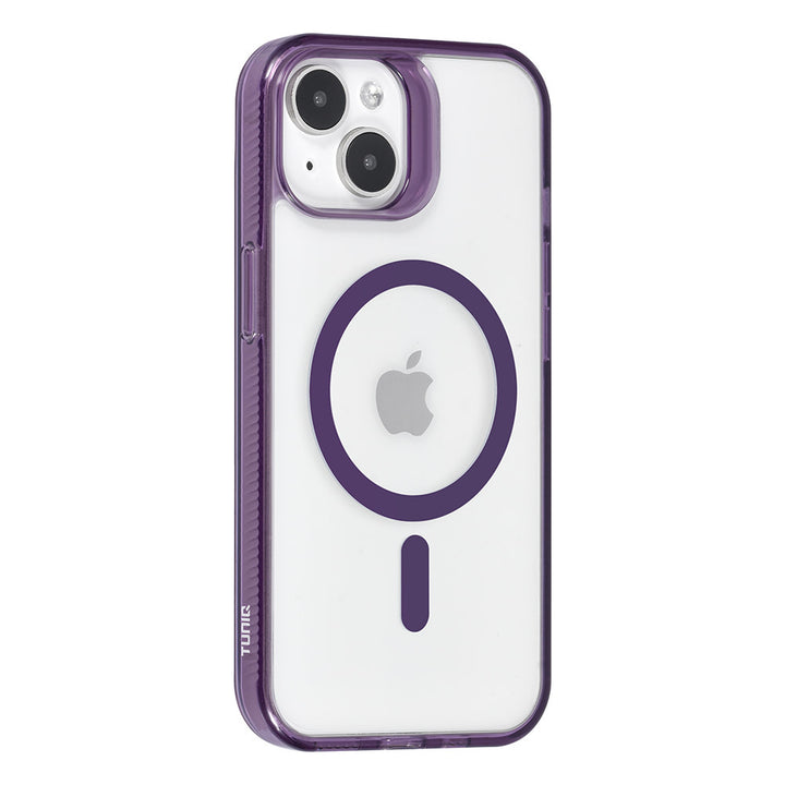 TUNIQ iPhone 14 Backcover hoesje Magsafe silicone - Paars-Hoesjes-Ilumina Benelux