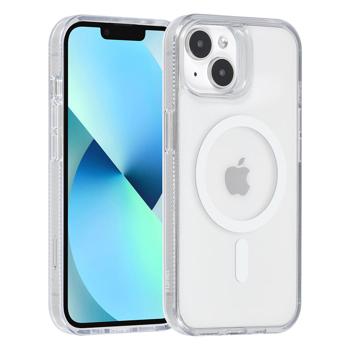 TUNIQ iPhone 14 Backcover hoesje Magsafe silicone - Wit-Hoesjes-Ilumina Benelux
