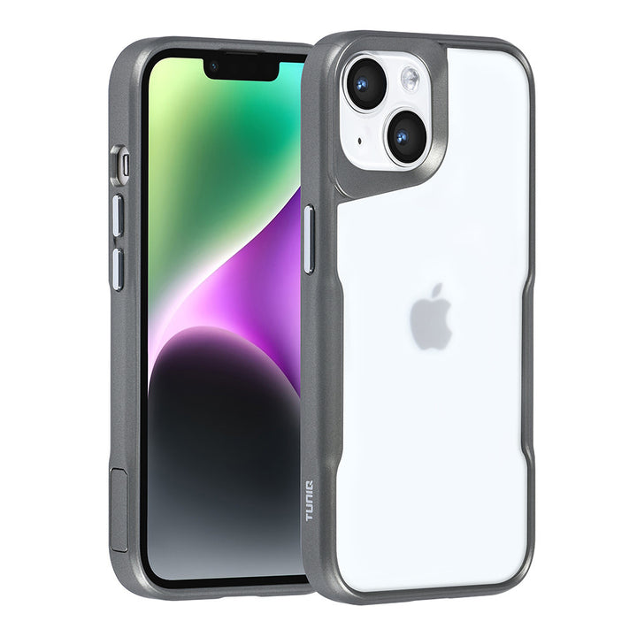 TUNIQ iPhone 14 Backcover hoesje Silicone - Grijs-Hoesjes-Ilumina Benelux