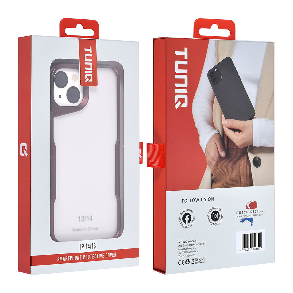 TUNIQ iPhone 14 Backcover hoesje Silicone - Rood-Hoesjes-Ilumina Benelux