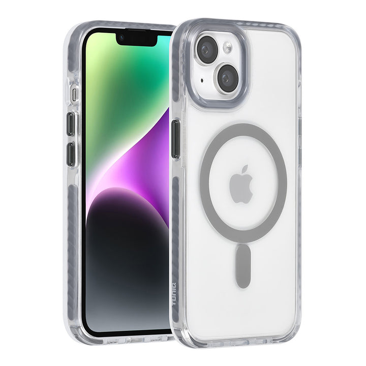 TUNIQ iPhone 14 Backcover hoesje neck cord - magsafe - Grijs-Hoesjes-Ilumina Benelux