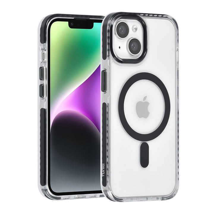 TUNIQ iPhone 14 Backcover hoesje neck cord - magsafe - Zwart-Hoesjes-Ilumina Benelux