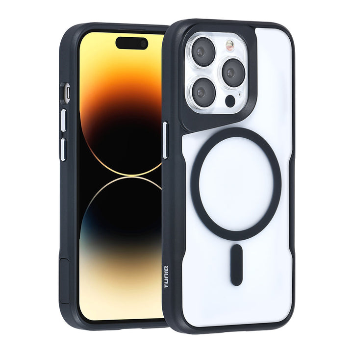 TUNIQ iPhone 14 Pro Back Cover hoesje Magsafe silicone - Zwart-Hoesjes-Ilumina Benelux