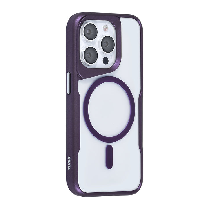 TUNIQ iPhone 14 Pro Backcover hoesje Magsafe silicone - Paars-Hoesjes-Ilumina Benelux