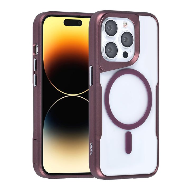 TUNIQ iPhone 14 Pro Backcover hoesje Magsafe silicone - Rood-Hoesjes-Ilumina Benelux