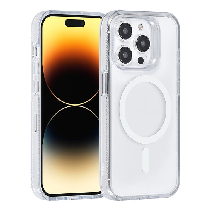 TUNIQ iPhone 14 Pro Backcover hoesje Magsafe silicone - Wit-Hoesjes-Ilumina Benelux