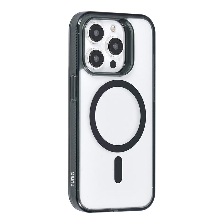 TUNIQ iPhone 14 Pro Backcover hoesje Magsafe silicone - Zwart-Hoesjes-Ilumina Benelux