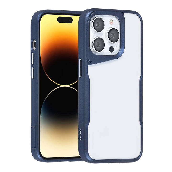 TUNIQ iPhone 14 Pro Backcover hoesje Silicone - DonkerBlauw-Hoesjes-Ilumina Benelux