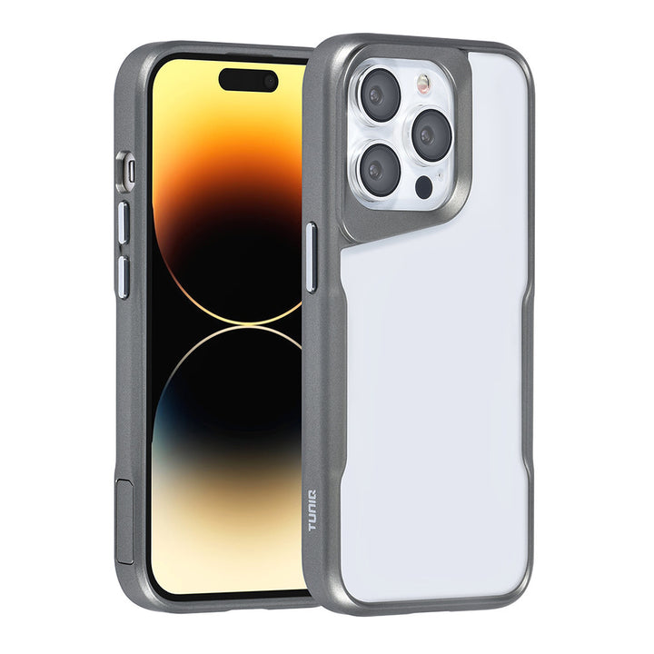 TUNIQ iPhone 14 Pro Backcover hoesje Silicone - Grijs-Hoesjes-Ilumina Benelux