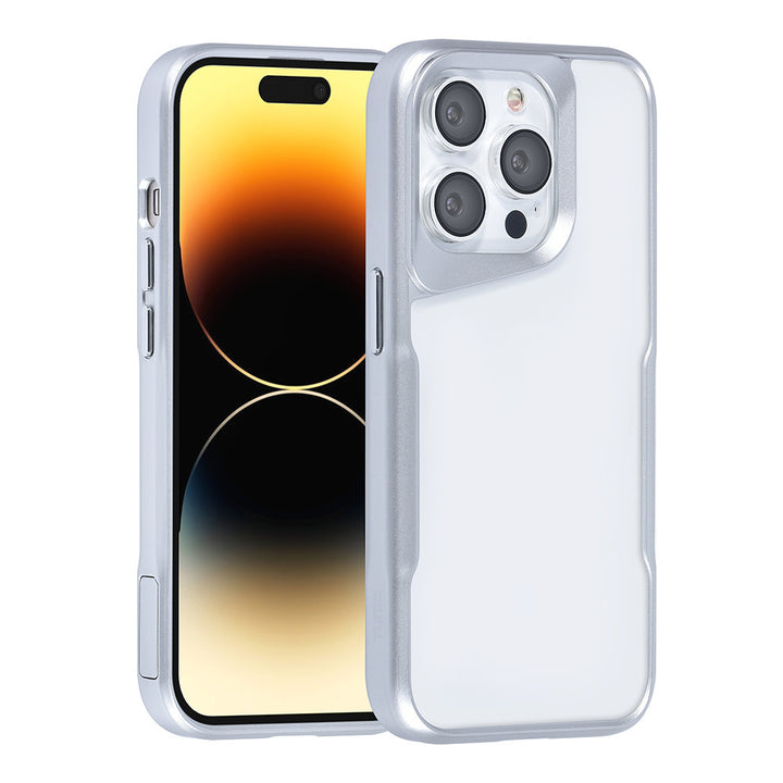 TUNIQ iPhone 14 Pro Backcover hoesje Silicone - Zilver-Hoesjes-Ilumina Benelux