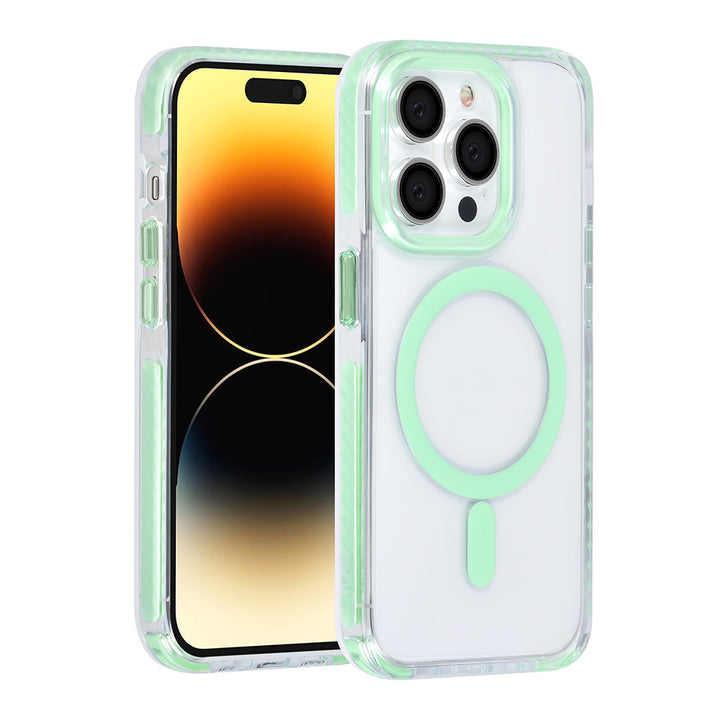 TUNIQ iPhone 14 Pro Backcover hoesje neck cord - magsafe - Groen-Hoesjes-Ilumina Benelux