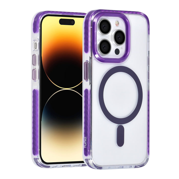TUNIQ iPhone 14 Pro Backcover hoesje neck cord - magsafe - Paars-Hoesjes-Ilumina Benelux