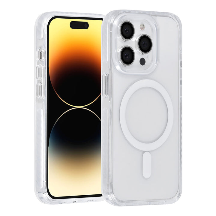 TUNIQ iPhone 14 Pro Backcover hoesje neck cord - magsafe - Wit-Hoesjes-Ilumina Benelux