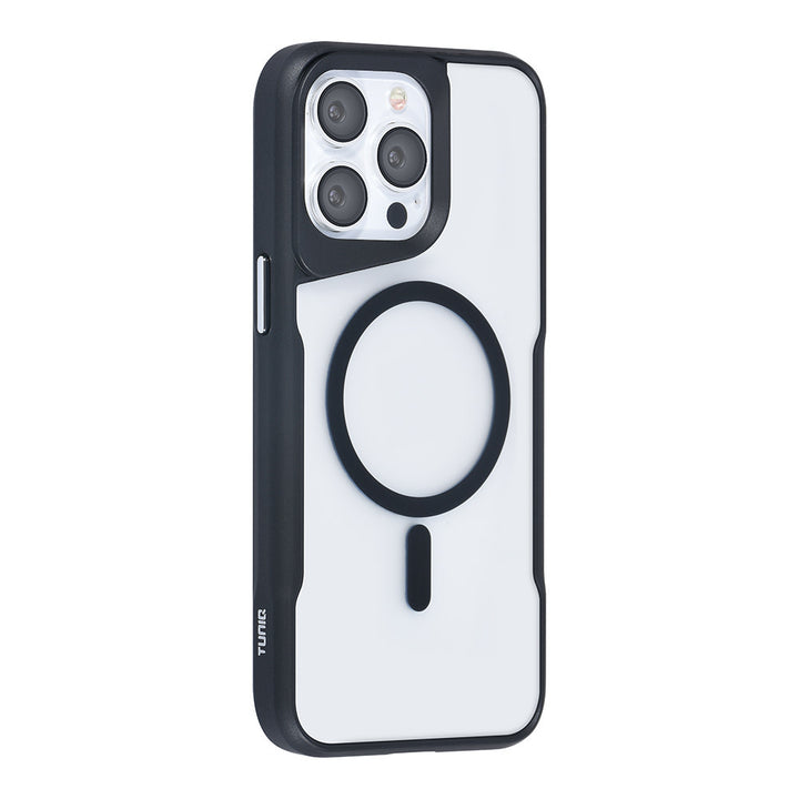 TUNIQ iPhone 14 Pro Max Back Cover hoesje Magsafe silicone - Zwart-Hoesjes-Ilumina Benelux