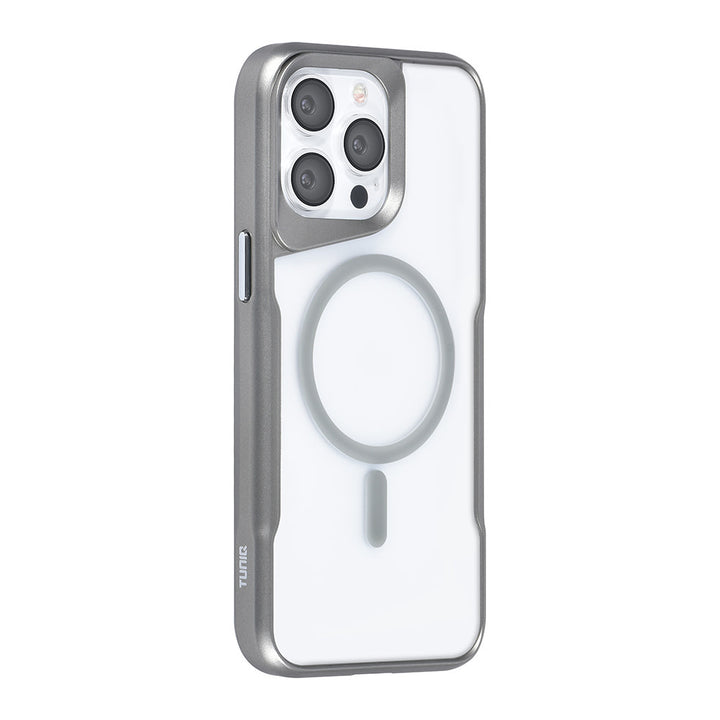 TUNIQ iPhone 14 Pro Max Backcover hoesje Magsafe silicone - Grijs-Hoesjes-Ilumina Benelux