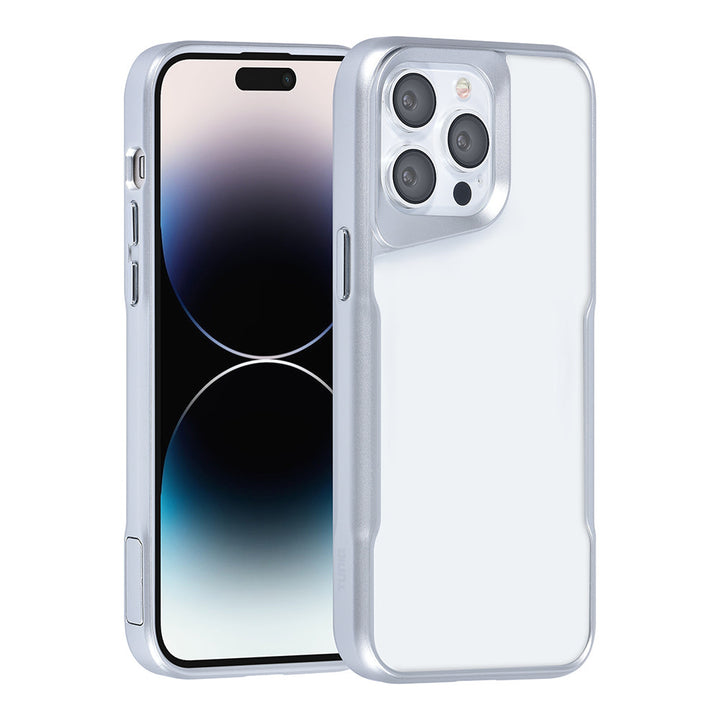 TUNIQ iPhone 14 Pro Max Backcover hoesje Silicone - Zilver-Hoesjes-Ilumina Benelux