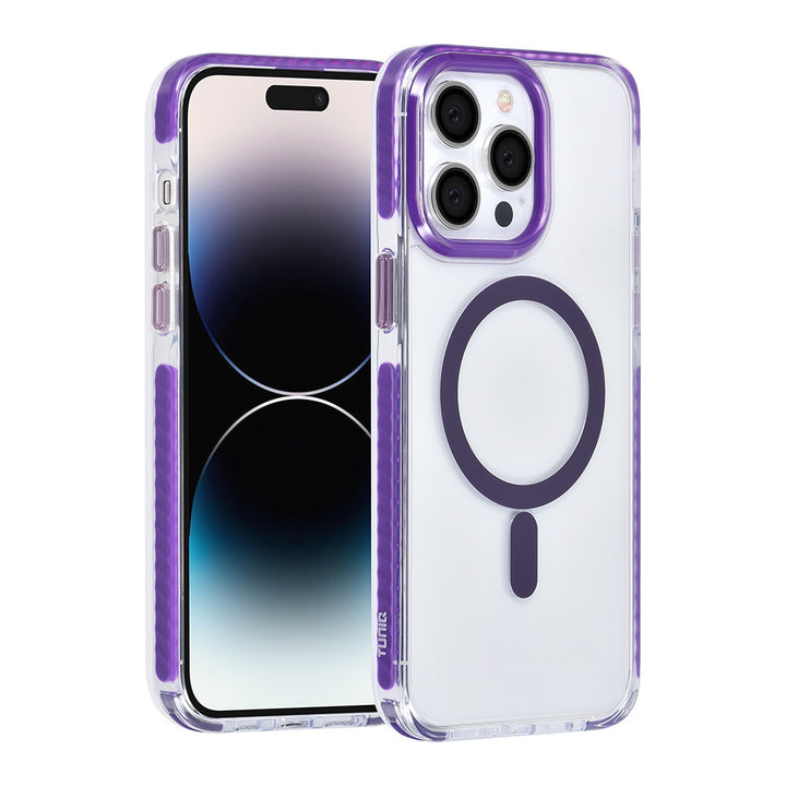 TUNIQ iPhone 14 Pro Max Backcover hoesje neck cord - magsafe - Paars-Hoesjes-Ilumina Benelux