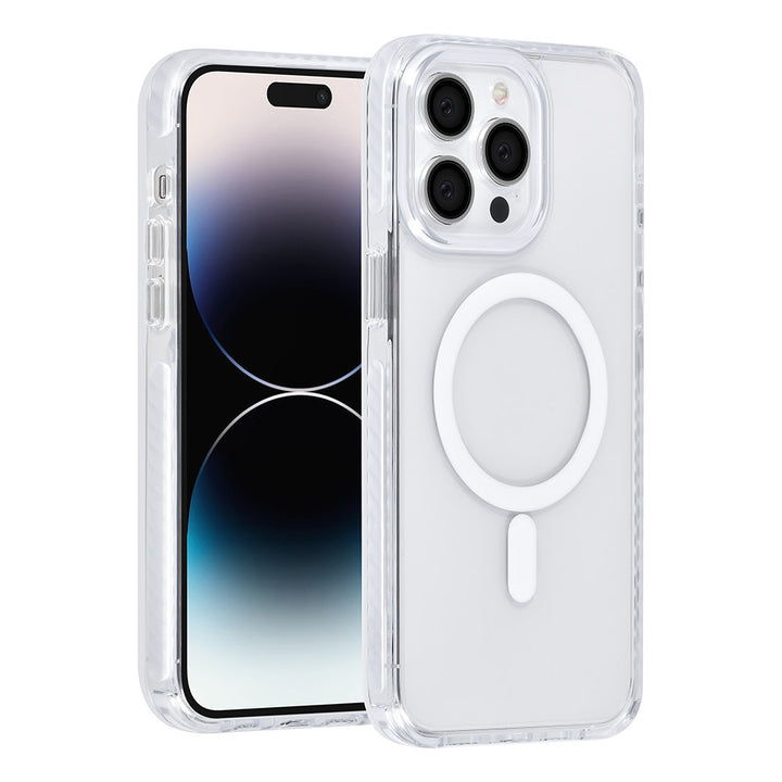 TUNIQ iPhone 14 Pro Max Backcover hoesje neck cord - magsafe - Wit-Hoesjes-Ilumina Benelux