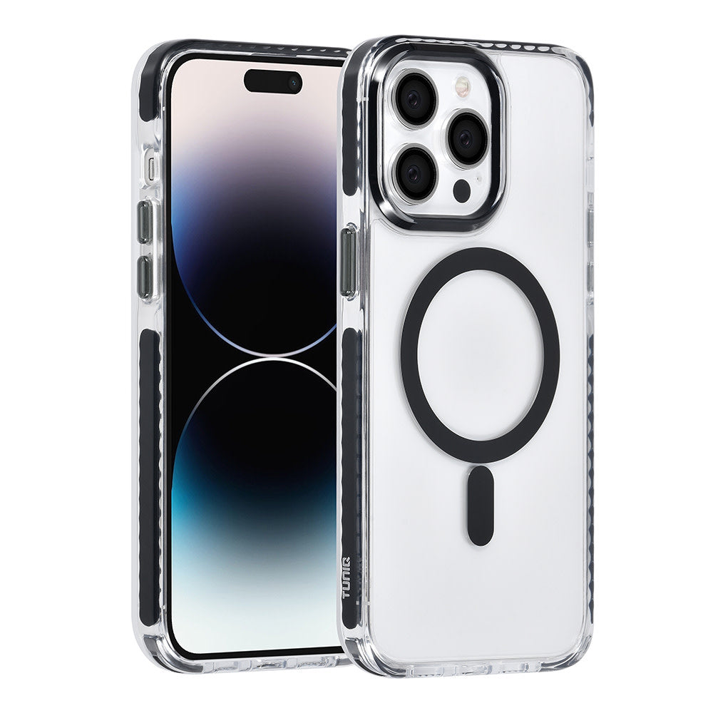 TUNIQ iPhone 14 Pro Max Backcover hoesje neck cord - magsafe - Zwart-Hoesjes-Ilumina Benelux