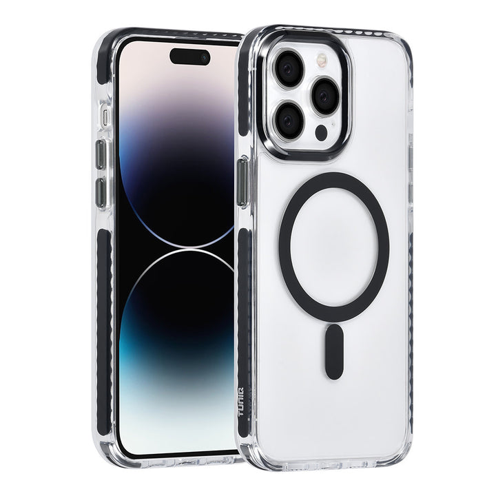 TUNIQ iPhone 14 Pro Max Backcover hoesje neck cord - magsafe - Zwart-Hoesjes-Ilumina Benelux