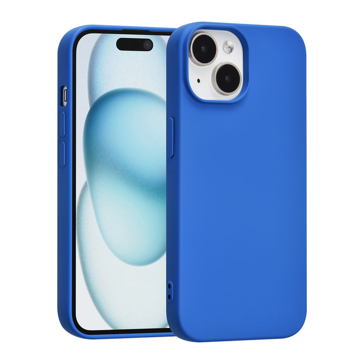 TUNIQ iPhone 15 Backcover hoesje - Diepblauw-Hoesjes-Ilumina Benelux