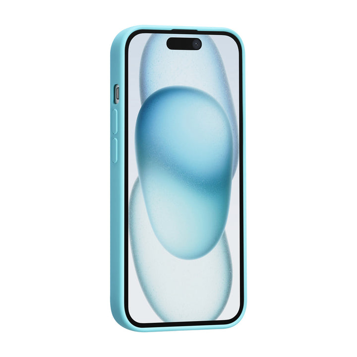 TUNIQ iPhone 15 Backcover hoesje - Koraalblauw-Hoesjes-Ilumina Benelux