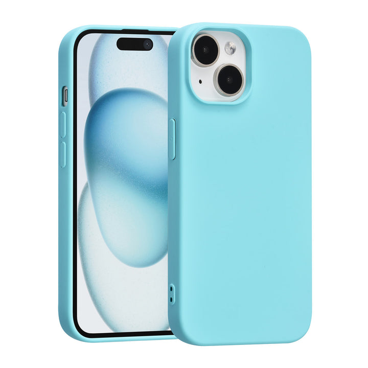 TUNIQ iPhone 15 Backcover hoesje - Koraalblauw-Hoesjes-Ilumina Benelux