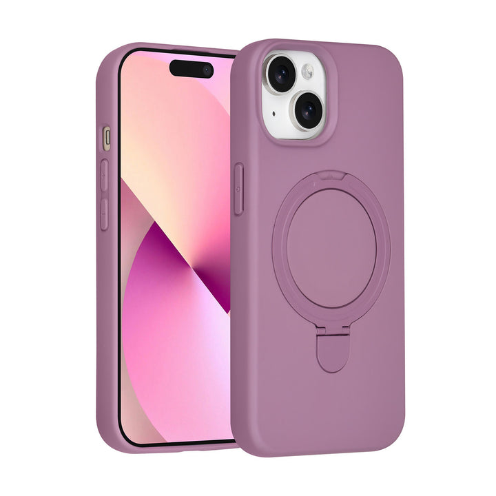 TUNIQ iPhone 15 Backcover hoesje - Magsafe With Ring Stand - Hanger - Sunset Purple-Hoesjes-Ilumina Benelux