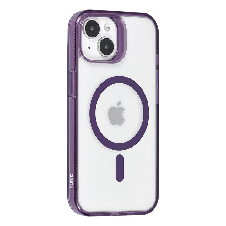 TUNIQ iPhone 15 Backcover hoesje Magsafe silicone - Paars-Hoesjes-Ilumina Benelux