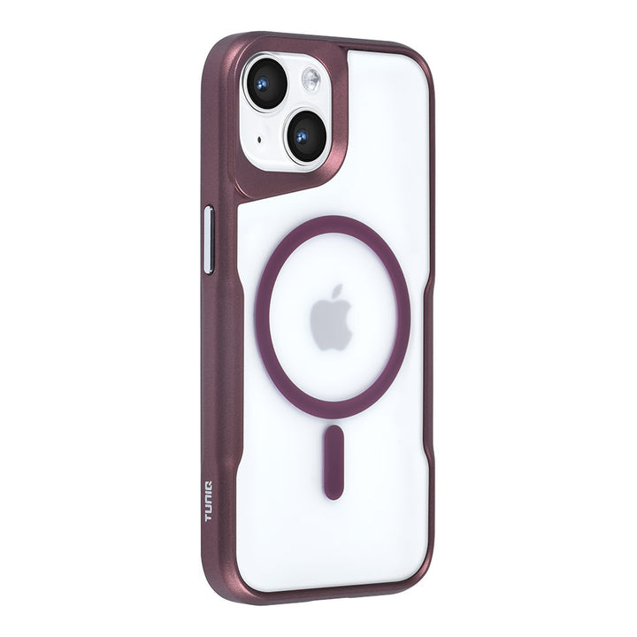 TUNIQ iPhone 15 Backcover hoesje Magsafe silicone - Rood-Hoesjes-Ilumina Benelux