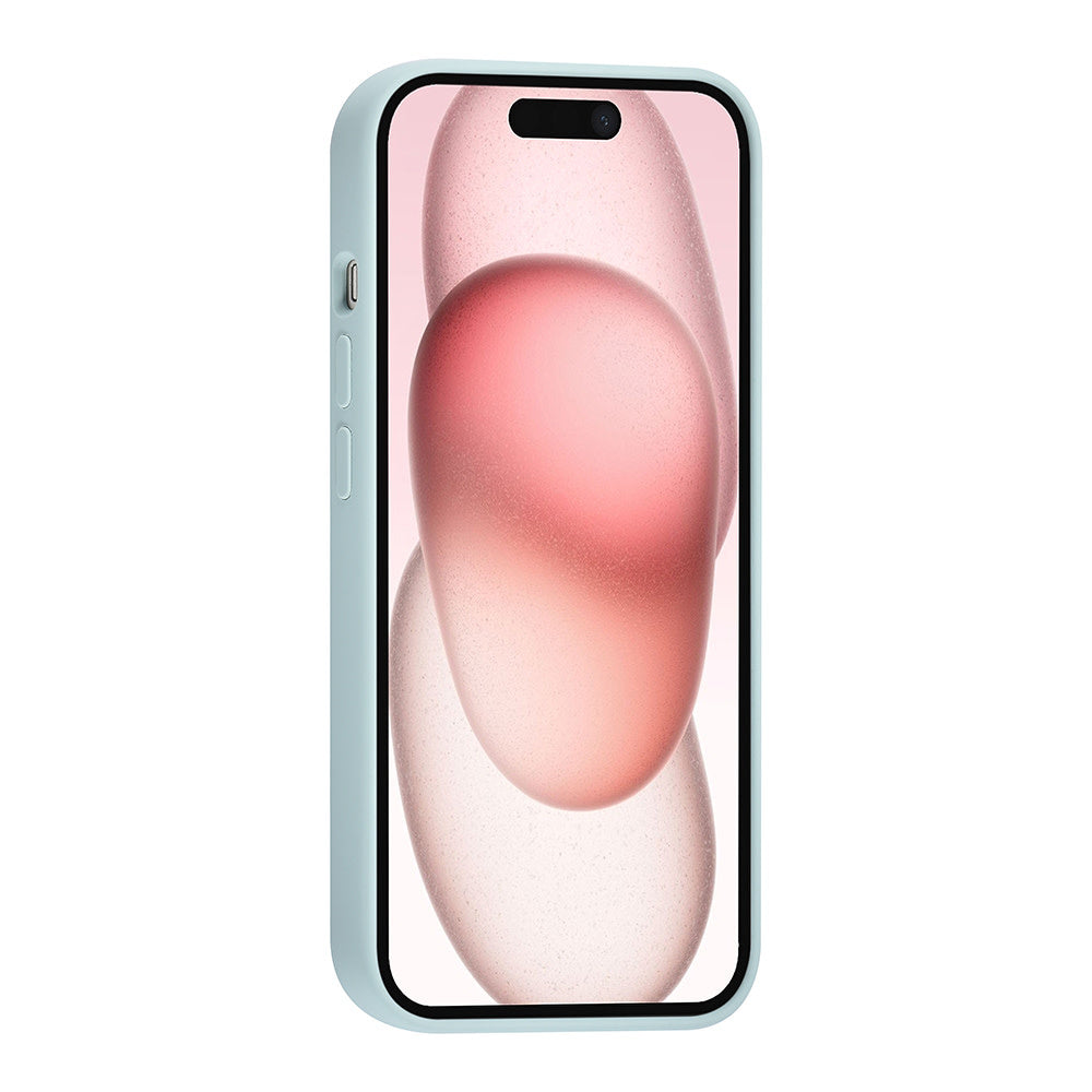 TUNIQ iPhone 15 Backcover hoesje Premium Liquid silicone - LichtBlauw-Hoesjes-Ilumina Benelux