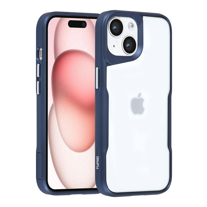 TUNIQ iPhone 15 Backcover hoesje Silicone - DonkerBlauw-Hoesjes-Ilumina Benelux
