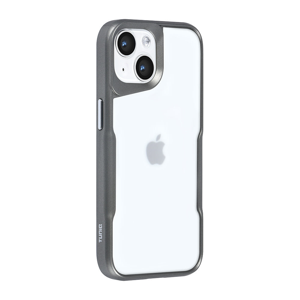 TUNIQ iPhone 15 Backcover hoesje Silicone - Grijs-Hoesjes-Ilumina Benelux