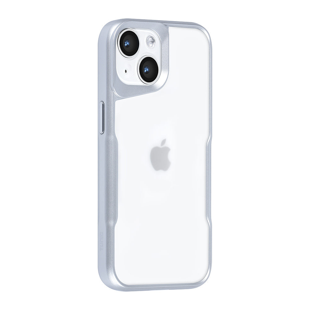TUNIQ iPhone 15 Backcover hoesje Silicone - Zilver-Hoesjes-Ilumina Benelux