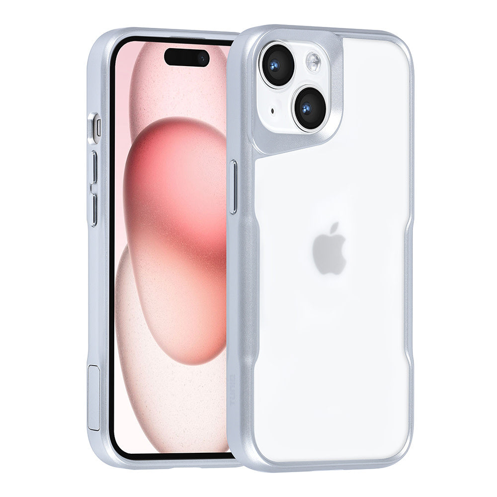 TUNIQ iPhone 15 Backcover hoesje Silicone - Zilver-Hoesjes-Ilumina Benelux