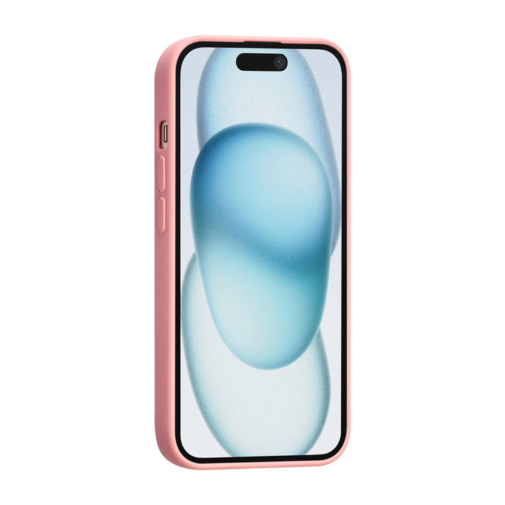 TUNIQ iPhone 15 Backcover hoesje - Zalmroze-Hoesjes-Ilumina Benelux