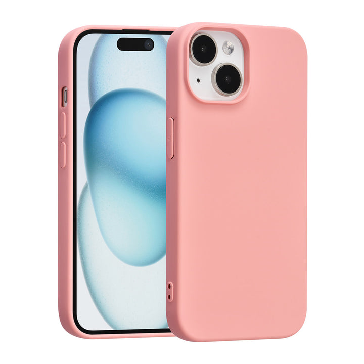 TUNIQ iPhone 15 Backcover hoesje - Zalmroze-Hoesjes-Ilumina Benelux