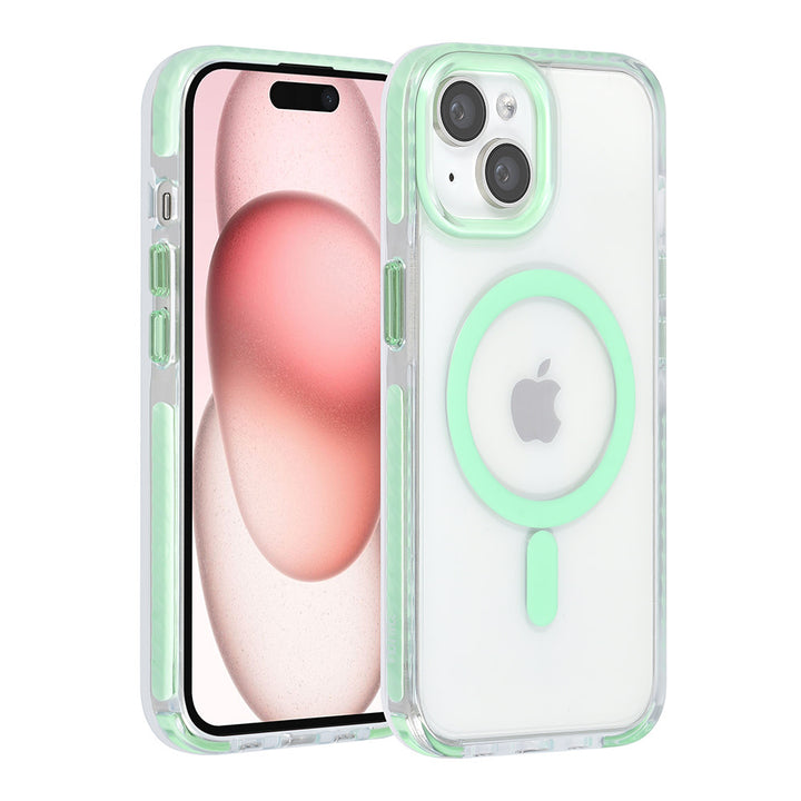 TUNIQ iPhone 15 Backcover hoesje neck cord - magsafe - Groen-Hoesjes-Ilumina Benelux
