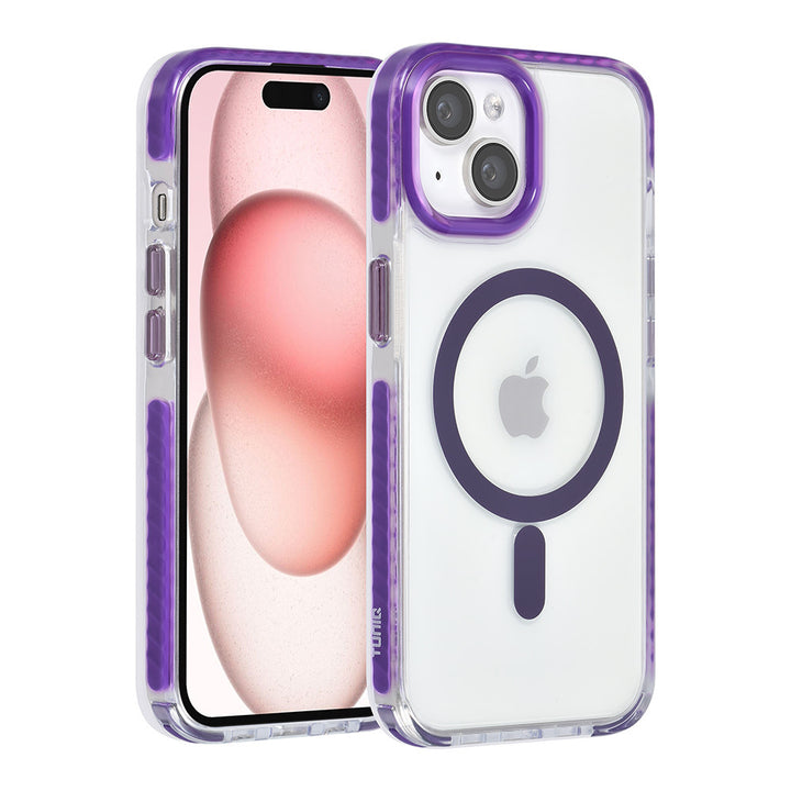 TUNIQ iPhone 15 Backcover hoesje neck cord - magsafe - Paars-Hoesjes-Ilumina Benelux
