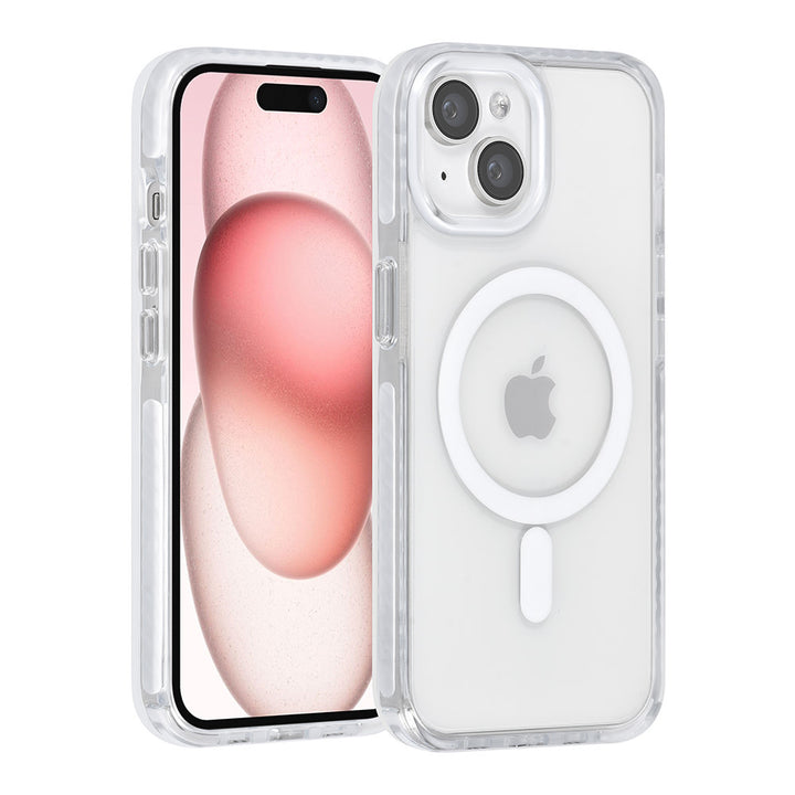 TUNIQ iPhone 15 Backcover hoesje neck cord - magsafe - Wit-Hoesjes-Ilumina Benelux