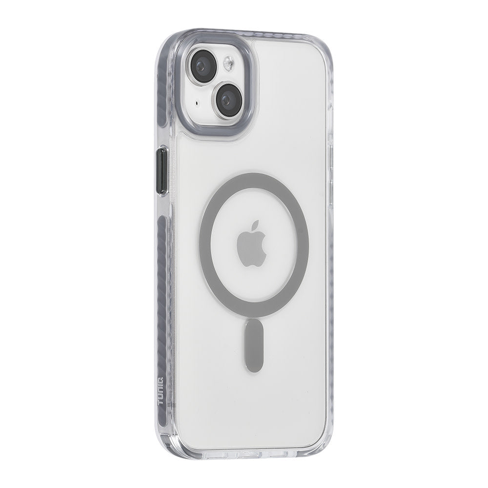 TUNIQ iPhone 15 Plus Backcover hoesje neck cord - magsafe - Grijs-Hoesjes-Ilumina Benelux