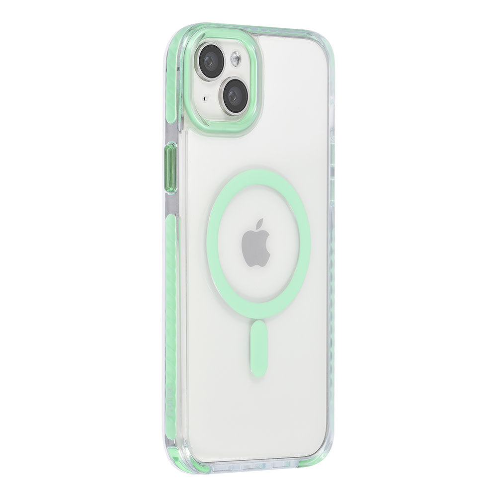 TUNIQ iPhone 15 Plus Backcover hoesje neck cord - magsafe - Groen-Hoesjes-Ilumina Benelux