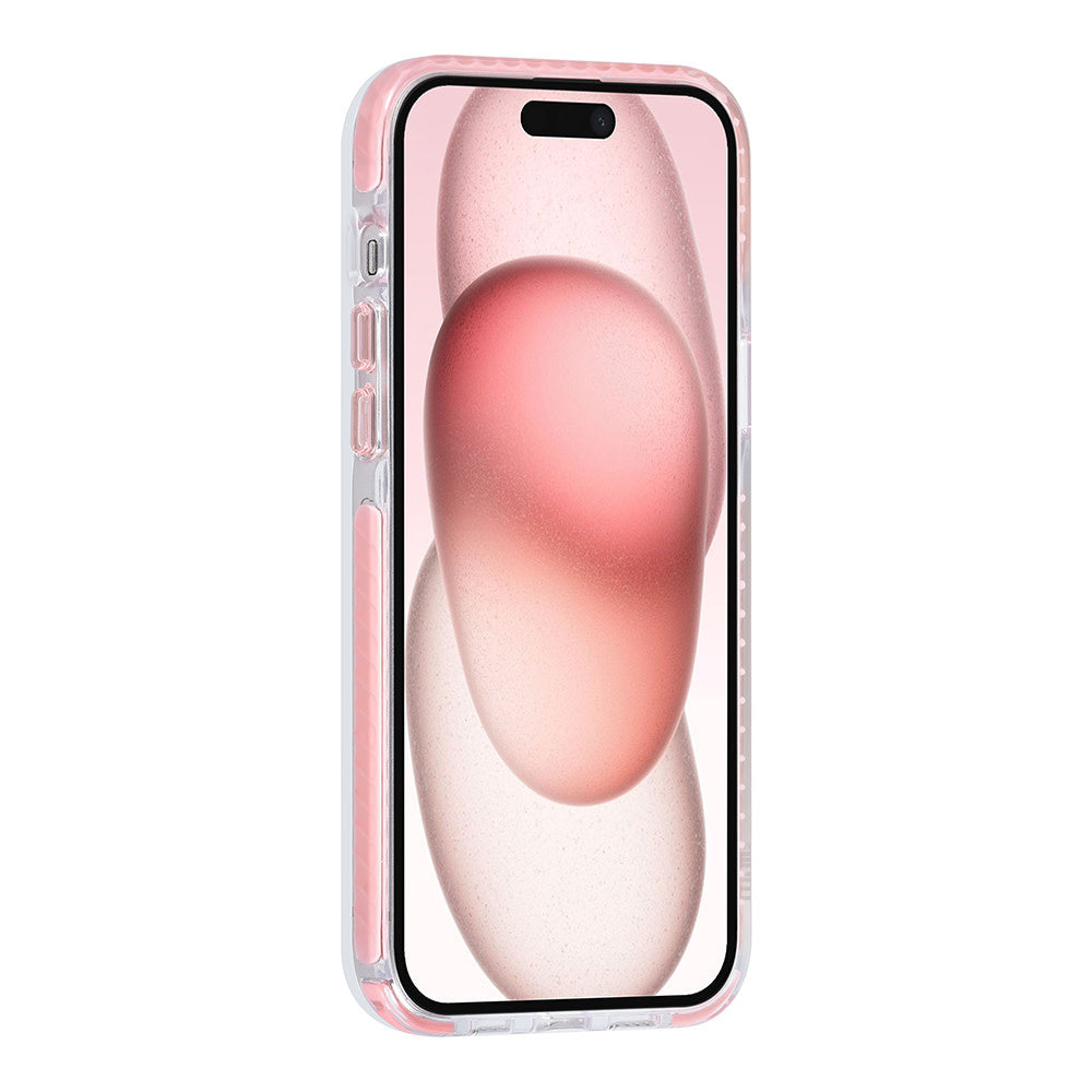 TUNIQ iPhone 15 Plus Backcover hoesje neck cord - magsafe - Roze-Hoesjes-Ilumina Benelux