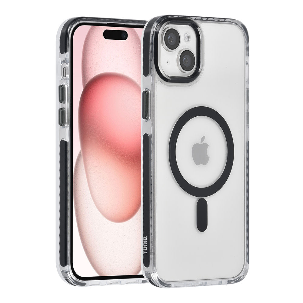 TUNIQ iPhone 15 Plus Backcover hoesje neck cord - magsafe - Zwart-Hoesjes-Ilumina Benelux