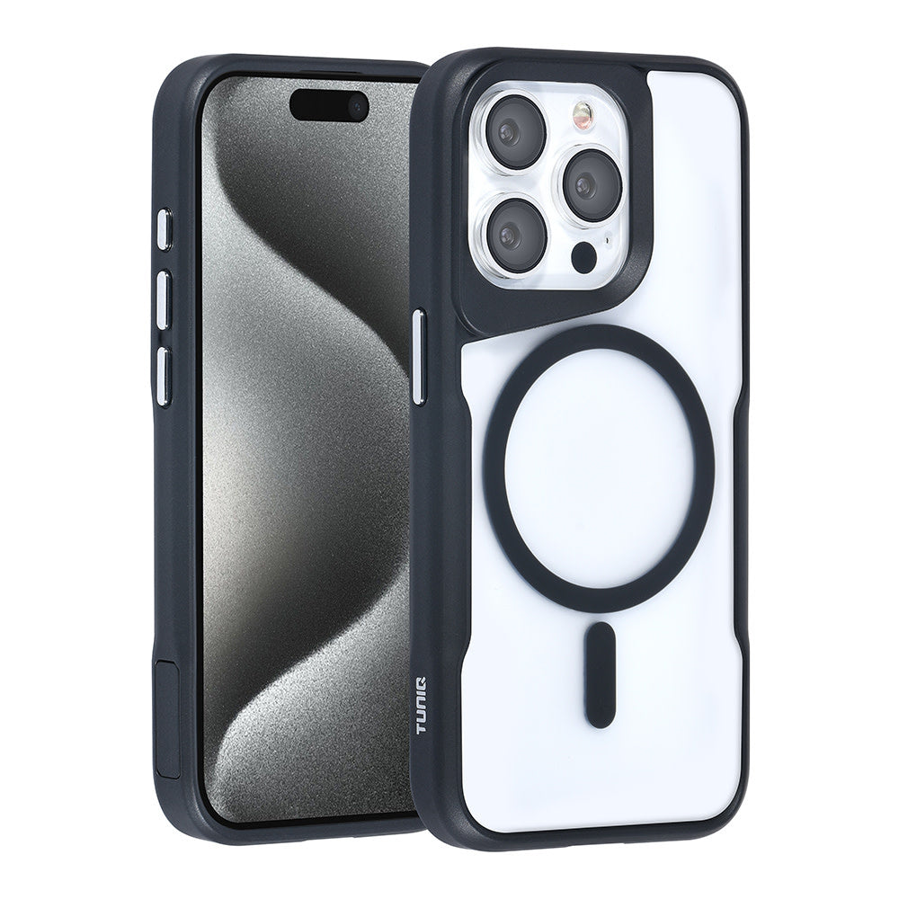TUNIQ iPhone 15 Pro Back Cover hoesje Magsafe silicone - Zwart-Hoesjes-Ilumina Benelux
