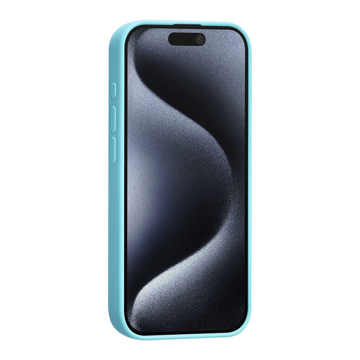 TUNIQ iPhone 15 Pro Backcover hoesje - Koraalblauw-Hoesjes-Ilumina Benelux