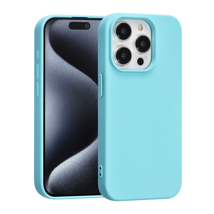 TUNIQ iPhone 15 Pro Backcover hoesje - Koraalblauw-Hoesjes-Ilumina Benelux