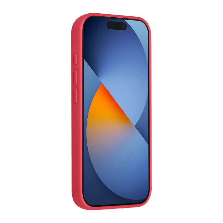 TUNIQ iPhone 15 Pro Backcover hoesje - Magsafe With Ring Stand - Hanger - Cherry Red-Hoesjes-Ilumina Benelux